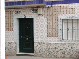 Missing tiles at Villa Alba, Conil de la Frontera