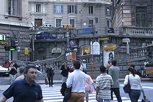 Stairs near or at Via Bensa, Genoa
