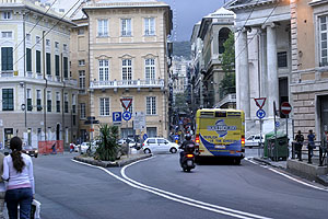 Via Balbi leading towards the Stazione Principale