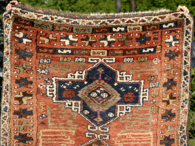 Anatolian village rug - top end