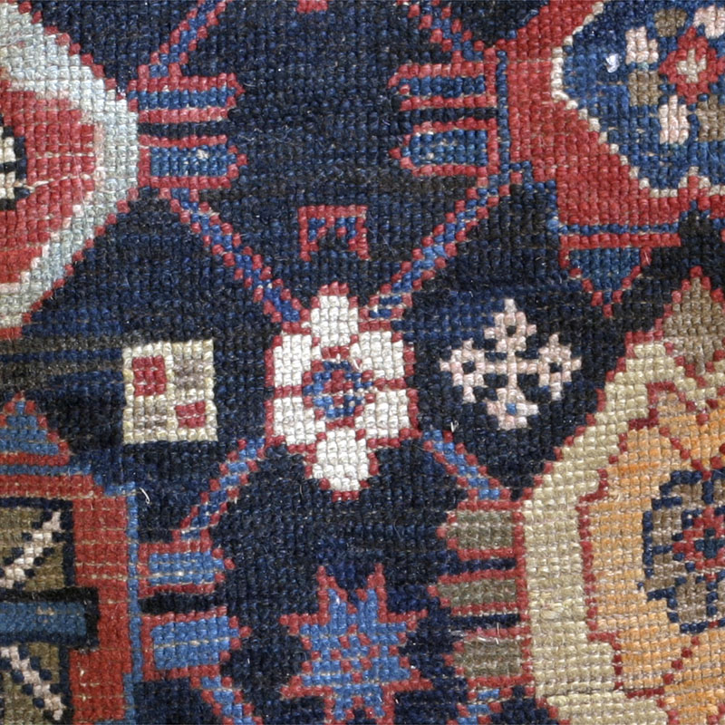 Caucasian Armenian rug - pile detail