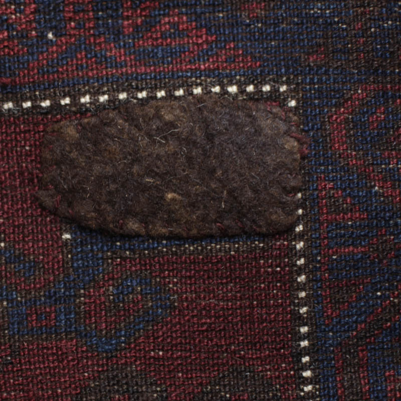 Baluch bag face - patch on back side