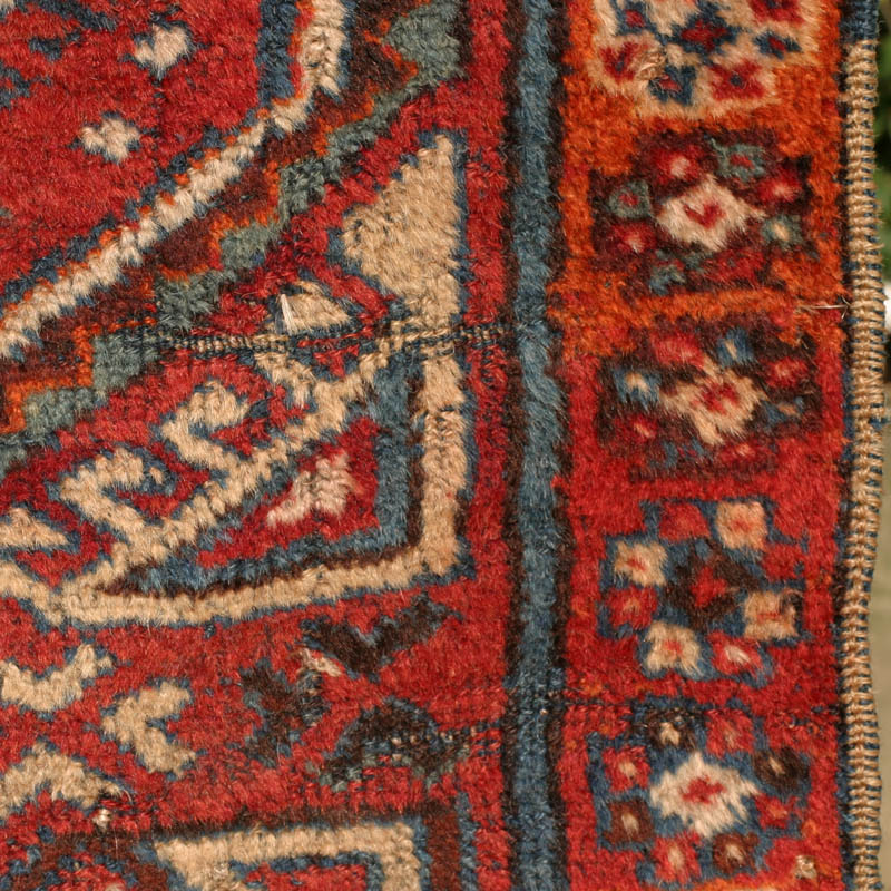 East Anatolian long rug - pile detail in border