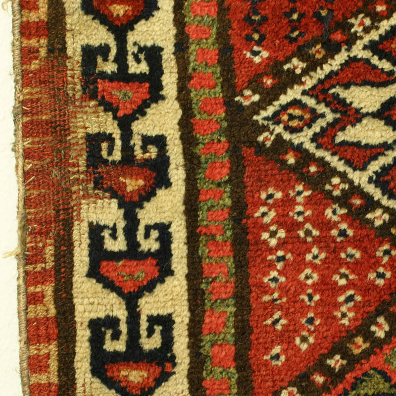 Khorassan Kurd (Quchan) rug, bare area