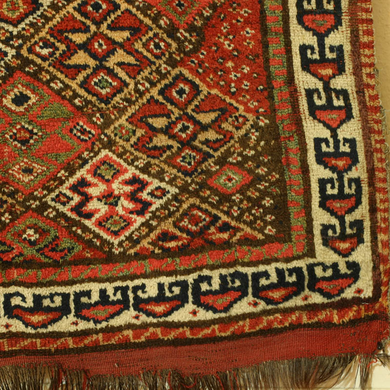 Khorassan Kurd (Quchan) rug, lower right field