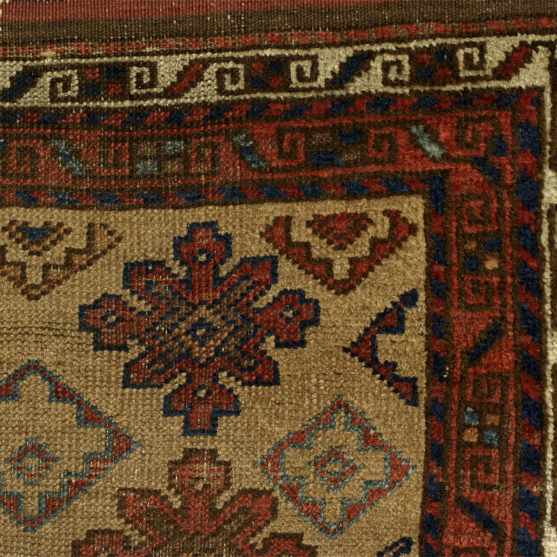 flower baluch - front side top right corner
