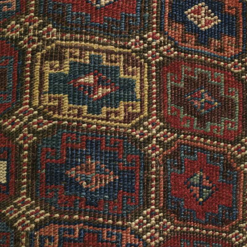 Kurdish rug - jaf or quchan? - pile detail