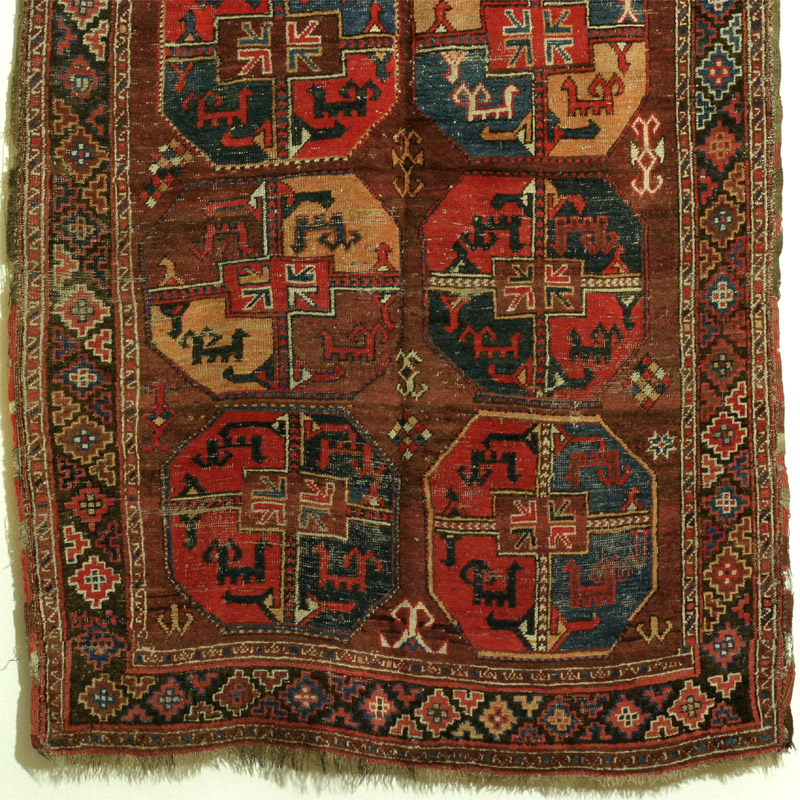 Karakalpak or Uzbek main rug - lower half