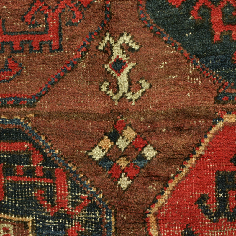 Karakalpak or Uzbek main rug - secondary motives