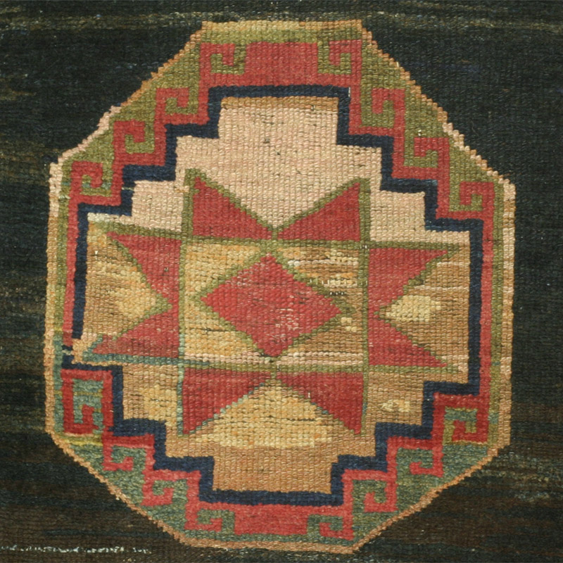 NW Persian medallion Kurdish rug: 4th medallion