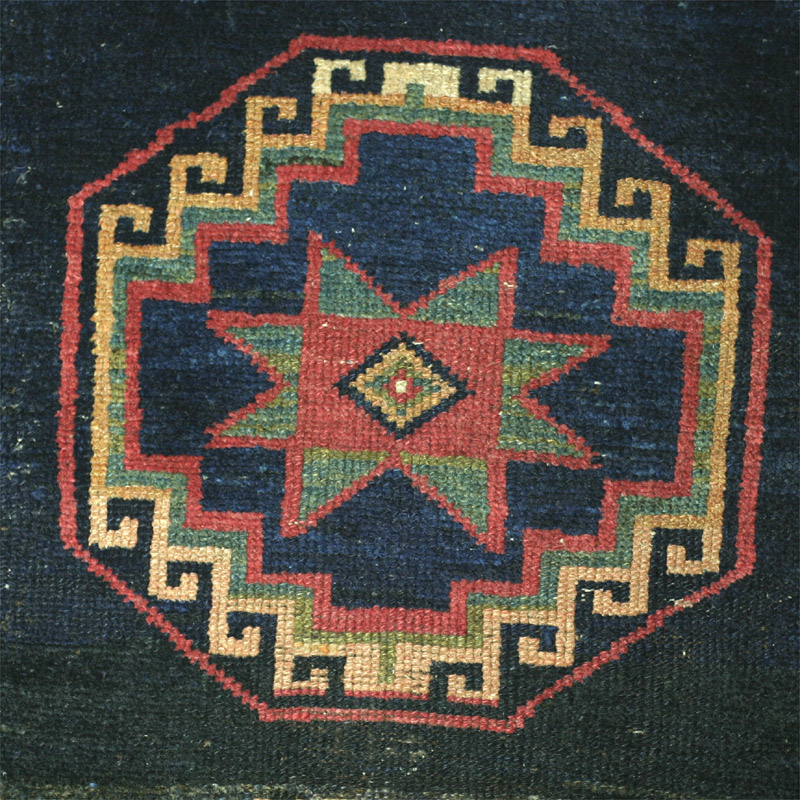 NW Persian medallion Kurdish rug: 5th medallion