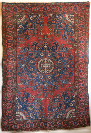 Tafresh rug, Hamadan area, ca. 1930 —click to see slightly enlarged view